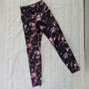 Old Navy Pink and Black Active Leggings